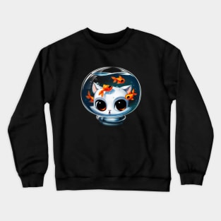 Castronaut Cat Crewneck Sweatshirt